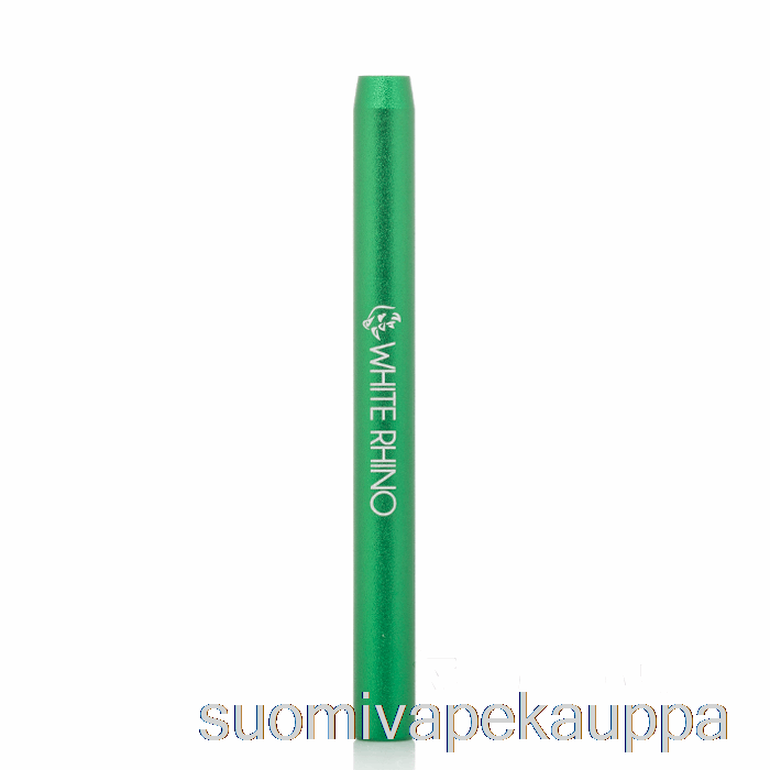 Vape Box Valkoinen Sarvikuono Metalli Bat Maistaja Pipe Green
